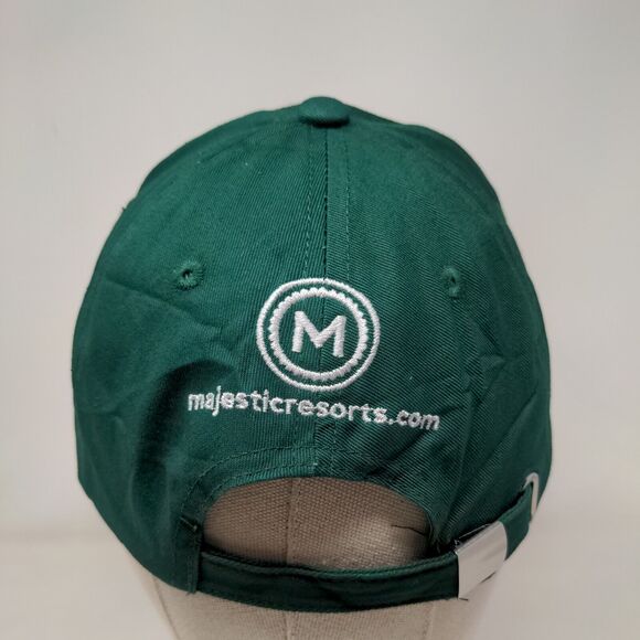 Majestic Colonial Punta Cana Slideback Hat Green One Size Embroidered - Picture 5 of 6